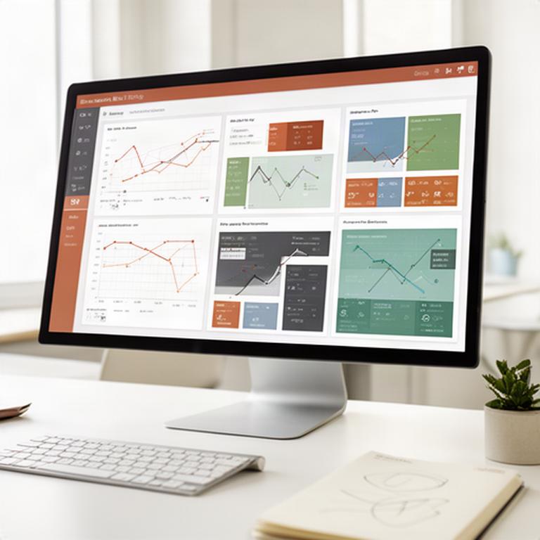 Clean dashboard dataset displayed on a monitor in a bright analytical workspace
